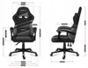 Chaise de jeu Huzaro Force 4.4 Grey Mesh Voir les images du produit 9