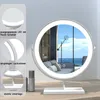 Schminkspiegel Schwarz LED mit 3 Lichtfarben 360°drehbar Produktbild-Vorschau 6