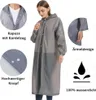 2 Stück Regenmantel Durchsichtiger Regenponcho für Damen Produktbild-Vorschau 3