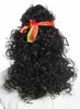 WIG ME UP Perücke Stirnband lang Locken lockig braun Hippie Produktbild-Vorschau 4
