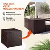 CASARIA® Auflagenbox 318L Polyrattan - Wetterfeste Garten Produktbild-Vorschau 7