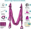 Topchances Aerial Yoga Hammock Set Aerial Silk Yoga Kit Náhled obrázku produktu 2