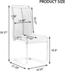 A diagram showing the dimensions of a chair. Podgląd zdjęcia produktu