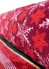 Winter Bettwäsche Teddy Plüsch Schneeflocke grau rot Nicki Produktbild-Vorschau 3
