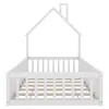 Lit de camp pour enfants avec design de cheminée, barrière Voir les images du produit 11