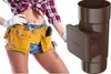 BRYZA Lapač lístia s dvierkami pre plastové žľaby Ø 110 mm, Náhľad obrázku produktu 3