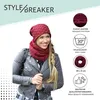 styleBREAKER warmer Feinstrick Loop Schal mit Flecht Muster Produktbild-Vorschau 3