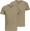 2er Pack JACK & JONES Herren T-Shirts JJESPLIT Neck Tee SS Produktbild-Vorschau 1