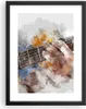 Gerahmtes Poster - Schwarzer Rahmen - Gitarre Musik - 30x40 Produktbild-Vorschau 1