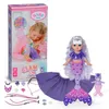 BABY born Glam Up Aura Meerjungfrau mit lila Haaren & Produktbild-Vorschau 1