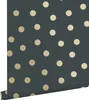 ESTAhome tapeta tečky šedá modrá a zlatá 53 cm x 10,05 m Náhled obrázku produktu 1