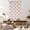 MuchoWow® Wandteppich Wandbehang Blumen - Blätter - Lila Produktbild-Vorschau 6