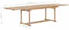 vidaXL Rozkładany stół ogrodowy 180-280x100x75 cm z litego Podgląd zdjęcia produktu 10
