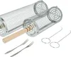 vhbw 2x Rollgrillkorb Set aus Groß & Klein für Grills - Produktbild-Vorschau 5
