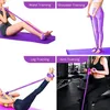 Elastický pás na cvičenie Netscroll PullStar, fialový, 24cm Náhľad obrázku produktu 3