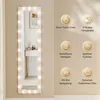 HOMCOM Celotělové zrcadlo 150 x 40 cm, stojací LED zrcadlo Náhled obrázku produktu 7
