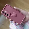 Puzdro pre Samsung A16 5G silikónové matné srdce + ochranné Náhľad obrázku produktu 5