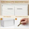 HOMCOM Waschbeckenunterschrank mit verstellbarem Regal und Produktbild-Vorschau 7