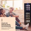 Klarstein caves à vin, 27 bouteilles, pose libre, 2 zones Voir les images du produit 2