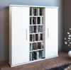 Holz CD DVD Stand Regal Santo Glastür Anteprima dell’immagine prodotto 2