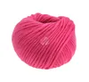 A ball of pink yarn on a white background. Produktbild-Vorschau
