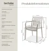 tectake® Gartenstühle Alcudia, wetterfest, stapelbar Produktbild-Vorschau 7