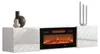 MIRJAN24 TV-Lowboard Luxe mit Kamin, zwei Drehtüren, Produktbild-Vorschau 1