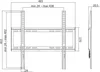LogiLink TV-Wandhalterung flach für 81,28 - 139,7 cm Produktbild-Vorschau 5