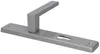 A silver door handle set with a long backplate, shown on a white background. Produktbild-Vorschau
