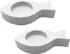 Oblique Unique Fisch Teelichthalter 2er Set Kerzenhalter Produktbild-Vorschau 3