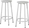 Tabouret de bar Vicco Edmonton Blanc 31.5x64cm 2 pièces, Voir les images du produit 1