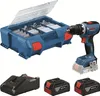 A set of Bosch power tools including a drill, batteries, charger, and a bit case. Anteprima dell’immagine prodotto