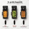 Aigostar - Semi-professionelle Fritteuse, Edelstahl, 2200W, Produktbild-Vorschau 7