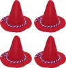 Roter Seppel  Hut mit Blau-Weißer Kordel (4 Stück) Produktbild-Vorschau 1
