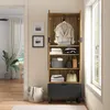 Sweiko Garderobenschrank-1St, 1 Schubkästen, Ein Fach mit Produktbild-Vorschau 3