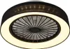 Czarny wentylator sufitowy z efektem gwiazdy 47 cm z LED, Podgląd zdjęcia produktu 6