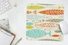 MuchoWow® Mauspad Mousepad Fisch - 50er Jahre - Muster Produktbild-Vorschau 6