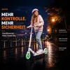 Kinder Scooter mit Handbremse, LED-Leuchträdern, Produktbild-Vorschau 2