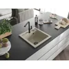 Mexen Vito 1-Becken-Granit-Spüle mit Mischbatterie Flora, Produktbild-Vorschau 2