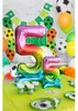 Balon foliowy cyfra 5 stojący 74 cm Náhled obrázku produktu 6