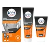 A product shot of a Veet Men hair removal set, including a box and two tubes of cream and balm. Podgląd zdjęcia produktu