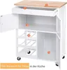 Carrello da cucina su ruote, carrello di servizio con Anteprima dell’immagine prodotto 12
