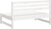 vidaXL Canapé de jardin central blanc 120x80 cm pin massif Voir les images du produit 5