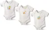 Baby Kurzarmbody 3er-Pack 100% Baumwolle Bodys Kurzärmelig; Produktbild-Vorschau 1