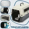 Faziango Hundebox Auto Rückbank Transportbox 60.4x42x39.8cm Produktbild-Vorschau 3