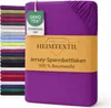 EXKLUSIV HEIMTEXTIL Jersey Spannbettlaken 200 x 220 cm Lila Produktbild-Vorschau 1