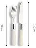 Echtwerk Bistro Besteck-Set 16TLG Essbesteck, Farbe:Creme Produktbild-Vorschau 7