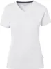 HAKRO Hakro Damen V-Shirt Baumwolle Tec #169 Gr. XS weiß Produktbild-Vorschau 1
