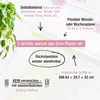 Monatsplaner abwischbar – A3 selbsthaftender Wochenplaner Produktbild-Vorschau 2