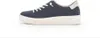 A side view of a blue sneaker with a thick white sole. Produktbild-Vorschau